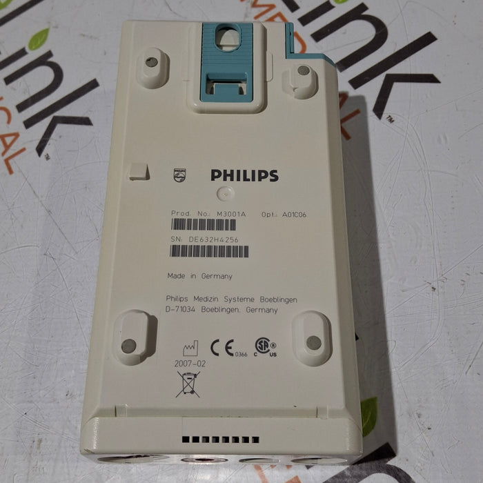 Philips M3001A-A01C06 Fast SpO2, NIBP, ECG, Temp, IBP MMS Module