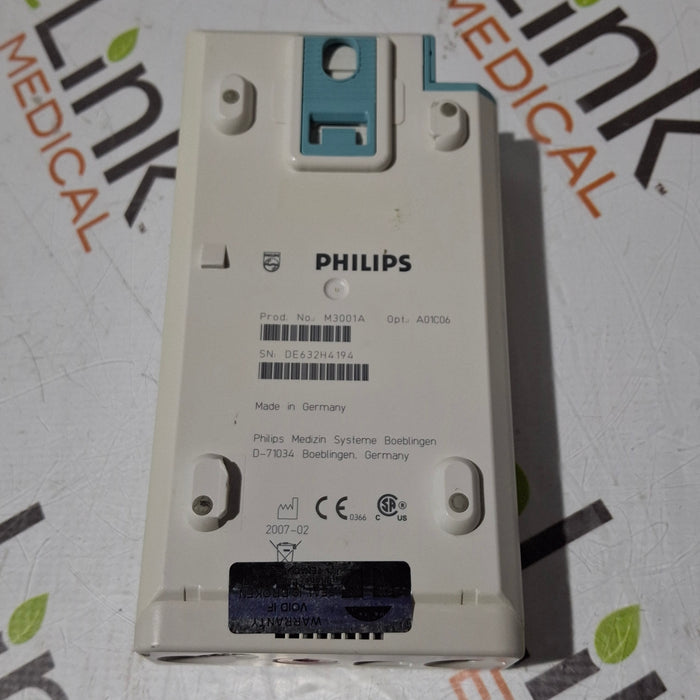 Philips M3001A-A01C06 Fast SpO2, NIBP, ECG, Temp, IBP MMS Module