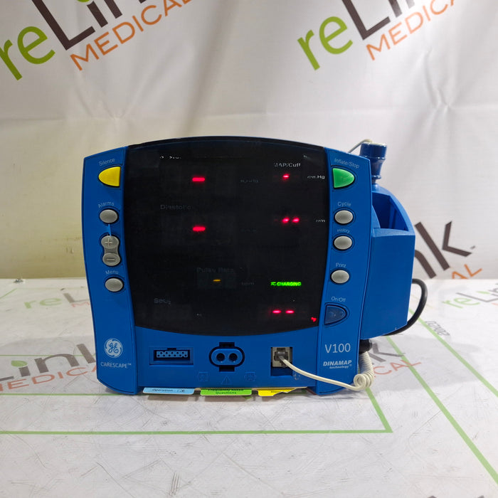 GE Healthcare Dinamap V100 - NIBP, SpO2, Temp Vital Signs Monitor
