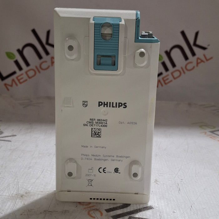 Philips M3001A-A01C06 Fast SpO2, NIBP, ECG, Temp, IBP MMS Module