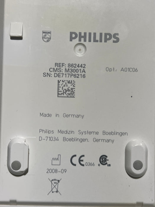 Philips Philips M3001A-A01C06 Fast SpO2, NIBP, ECG, Temp, IBP MMS Module Patient Monitors reLink Online