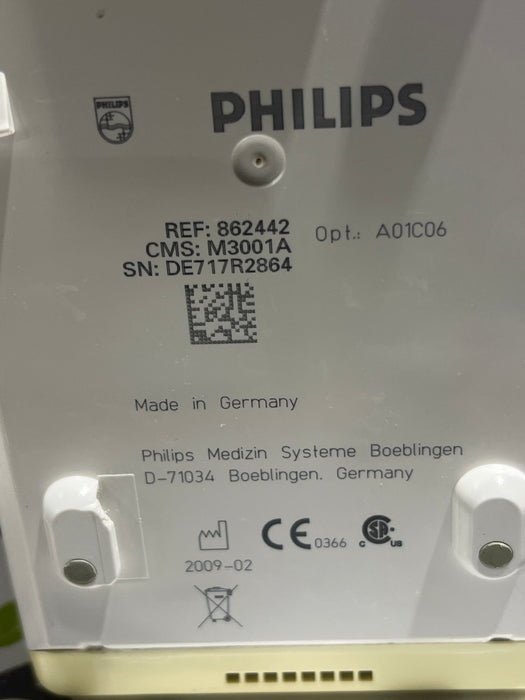 Philips M3001A-A01C06 Fast SpO2, NIBP, ECG, Temp, IBP MMS Module