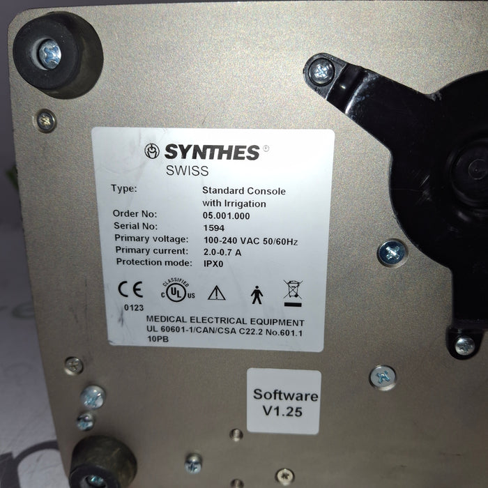 Synthes, Inc. 05.001.000 Standard Console with Irrigation