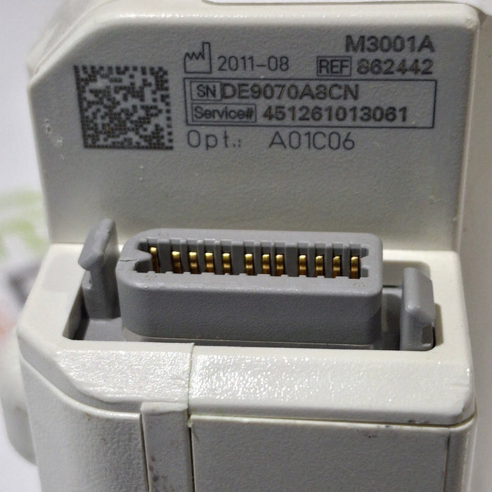 Philips M3001A-A01C06 Fast SpO2, NIBP, ECG, Temp, IBP MMS Module