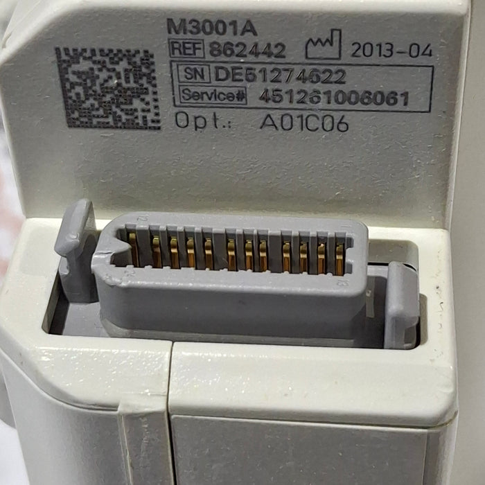 Philips M3001A-A01C06 Fast SpO2, NIBP, ECG, Temp, IBP MMS Module