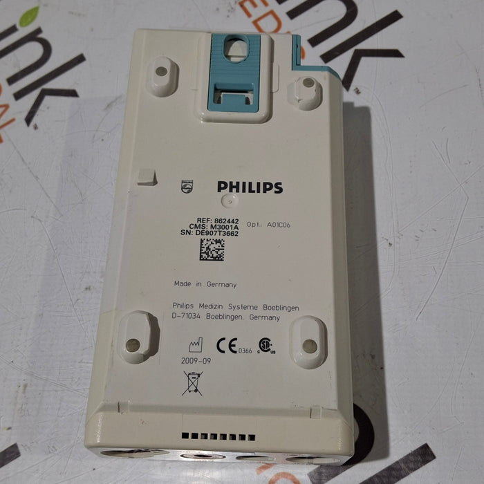Philips M3001A-A01C06 Fast SpO2, NIBP, ECG, Temp, IBP MMS Module