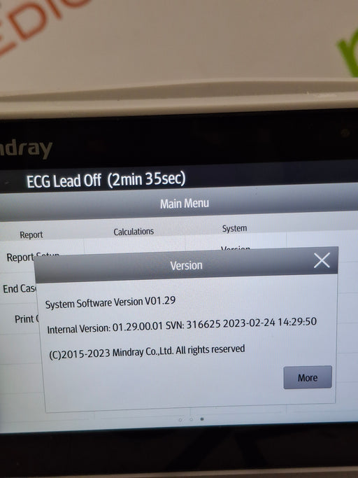 Mindray Mindray Benevision N1 Transport Patient Monitor Patient Monitors reLink Online