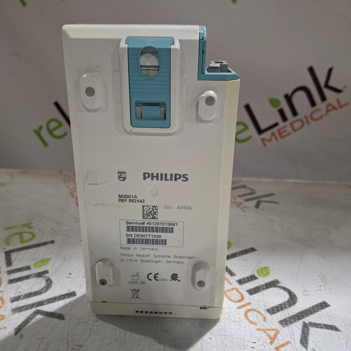 Philips M3001A-A01C06 Fast SpO2, NIBP, ECG, Temp, IBP MMS Module