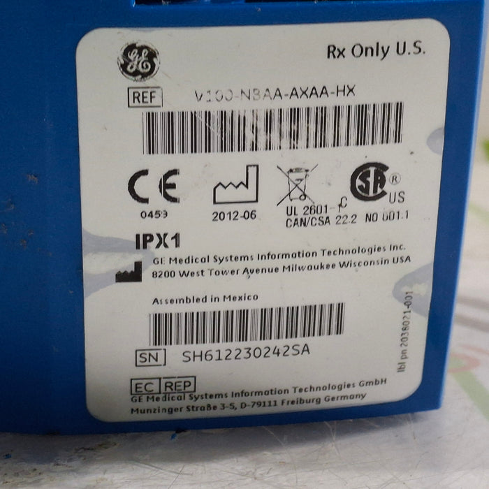 GE Healthcare GE Healthcare Dinamap V100 - NIBP, SpO2, Temp Vital Signs Monitor Patient Monitors reLink Online