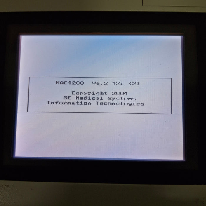 GE Healthcare MAC 1200 ECG