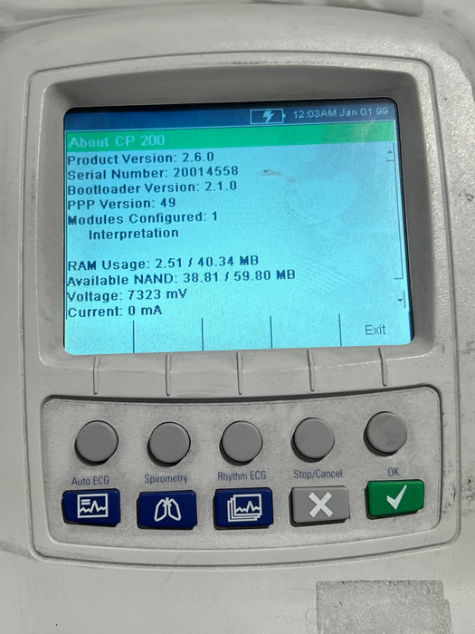 Welch Allyn CP200 ECG