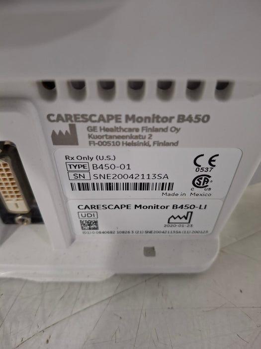 GE Healthcare GE Healthcare Carescape B450 Critical Care Patient Monitor Patient Monitors reLink Online