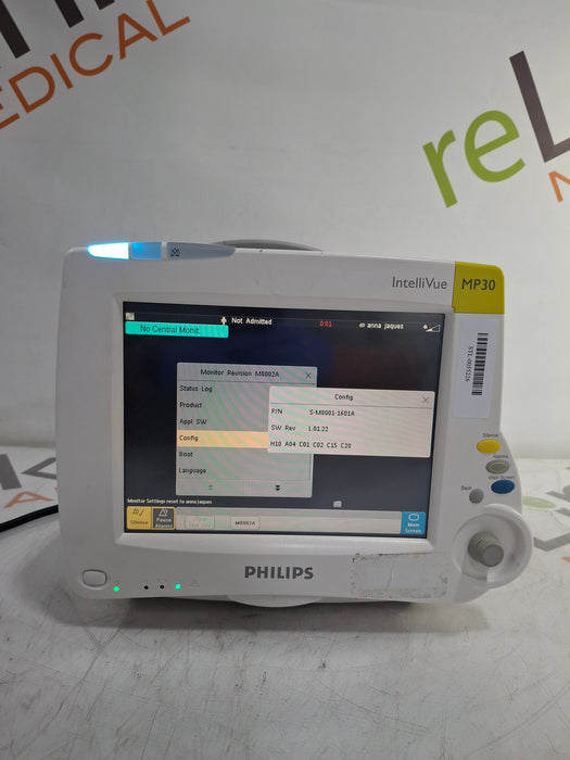 Philips IntelliVue MP30 Patient Monitor
