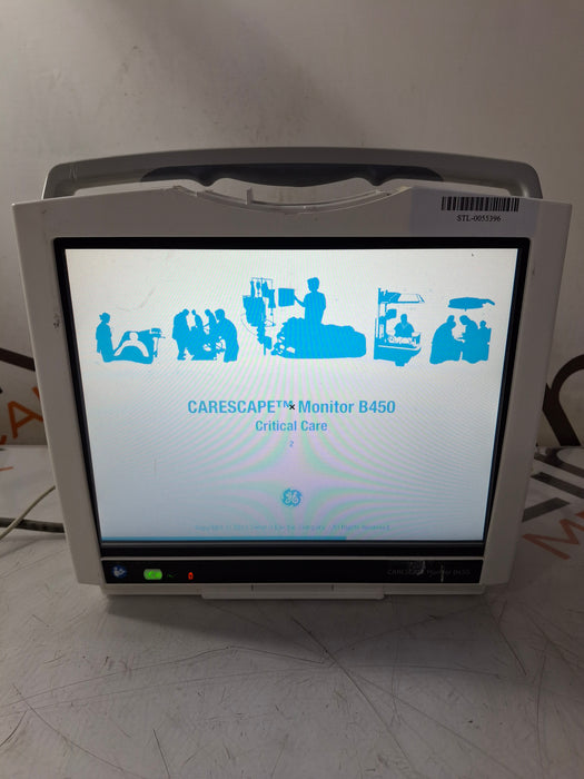 GE Healthcare Carescape B450 Critical Care Patient Monitor