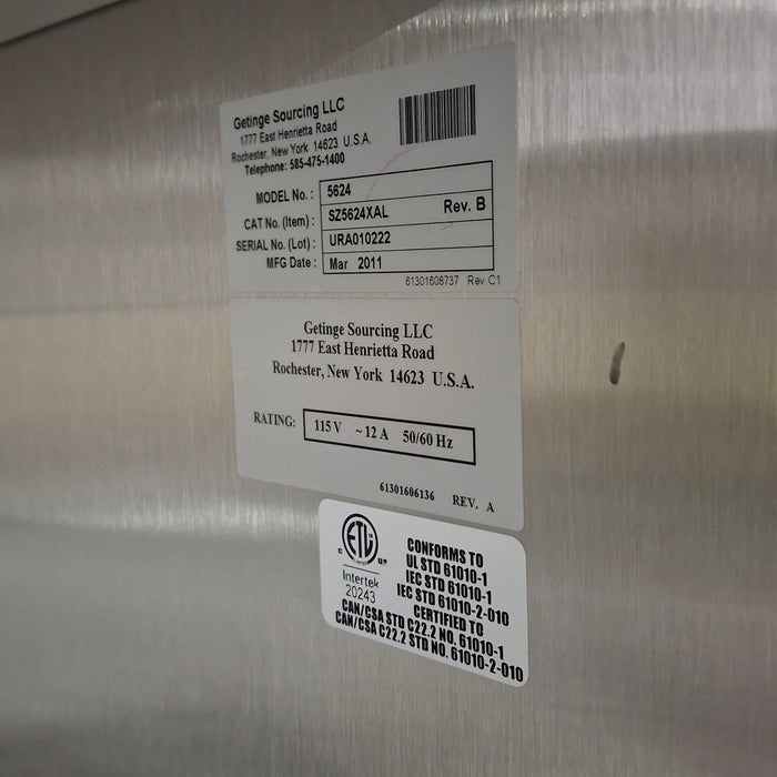 Getinge 5624 Warming Cabinet