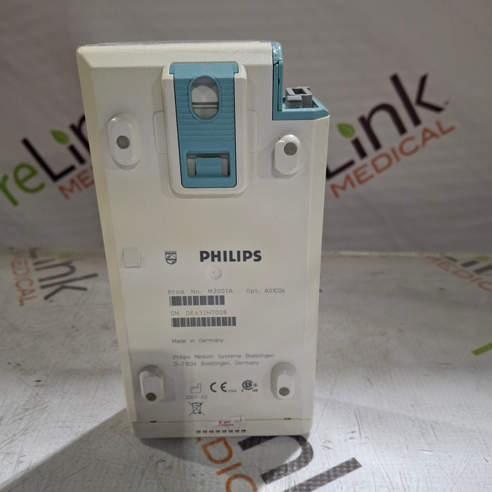 Philips Philips M3001A-A01C06 Fast SpO2, NIBP, ECG, Temp, IBP MMS Module Patient Monitors reLink Online