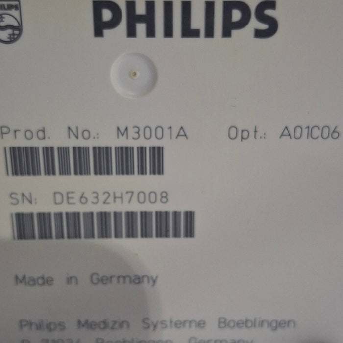 Philips Philips M3001A-A01C06 Fast SpO2, NIBP, ECG, Temp, IBP MMS Module Patient Monitors reLink Online
