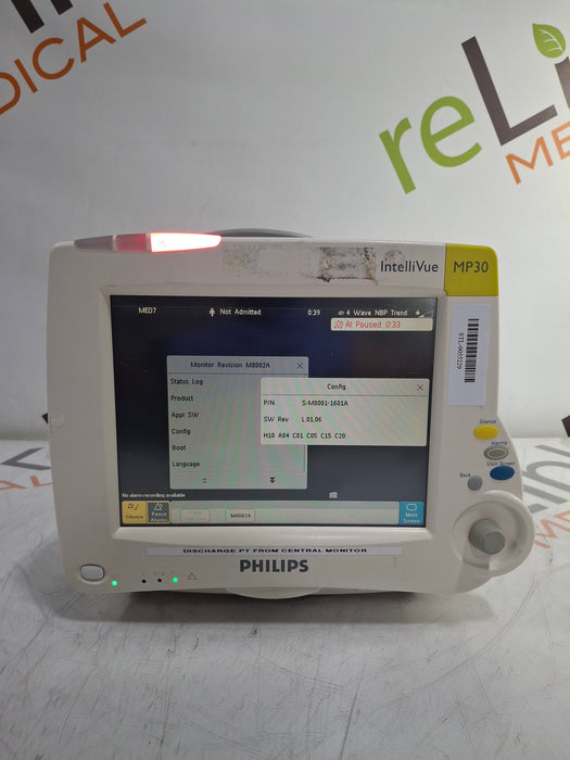 Philips IntelliVue MP30 Patient Monitor