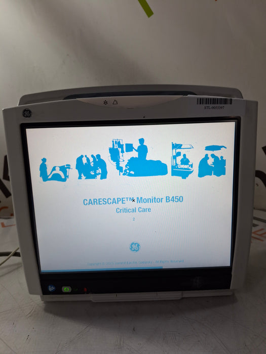 GE Healthcare Carescape B450 Critical Care Patient Monitor