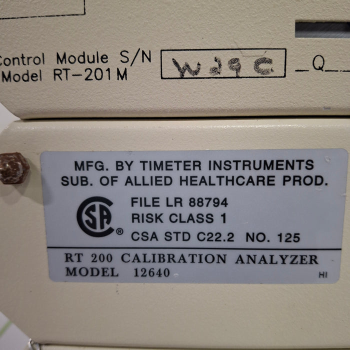 Timeter Instrument Corporation RT-200 Calibration Analyzer