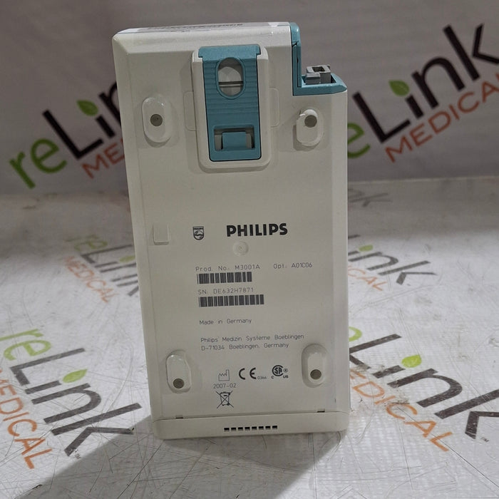 Philips Philips M3001A-A01C06 Fast SpO2, NIBP, ECG, Temp, IBP MMS Module Patient Monitors reLink Online