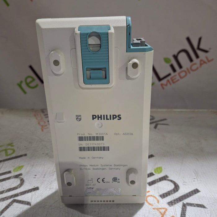 Philips M3001A-A02C06 OxiMax SpO2, NIBP, ECG, Temp, IBP MMS Module
