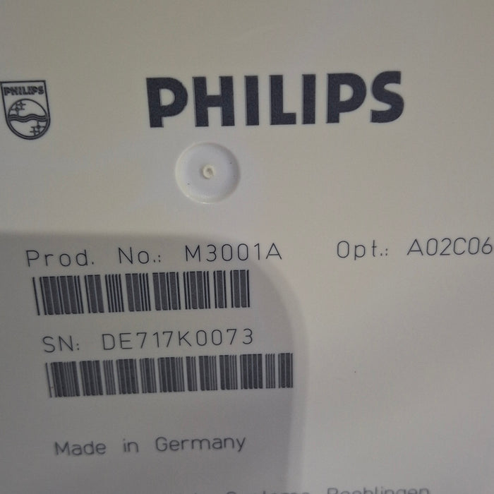 Philips M3001A-A02C06 OxiMax SpO2, NIBP, ECG, Temp, IBP MMS Module