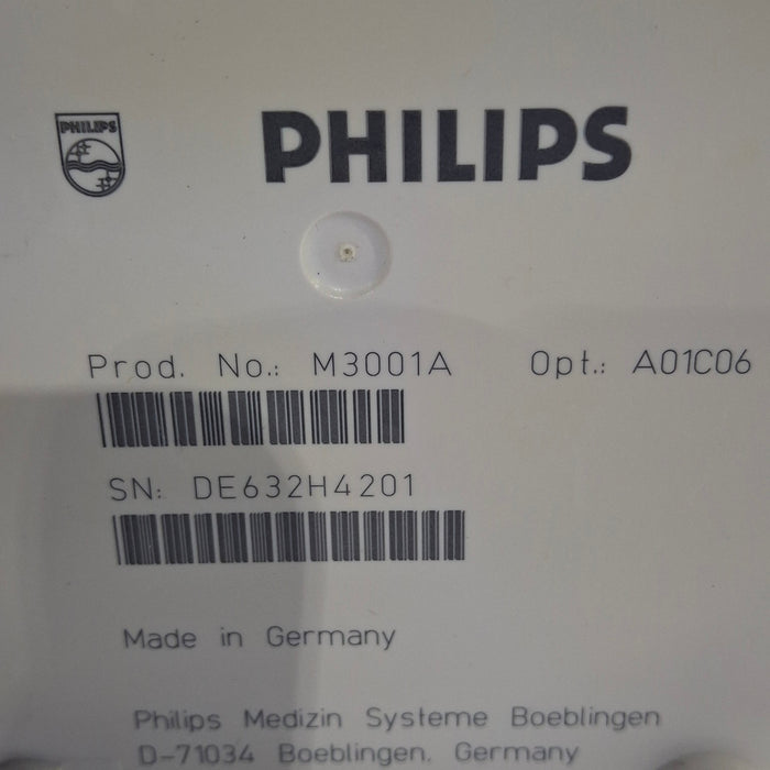 Philips M3001A-A01C06 Fast SpO2, NIBP, ECG, Temp, IBP MMS Module