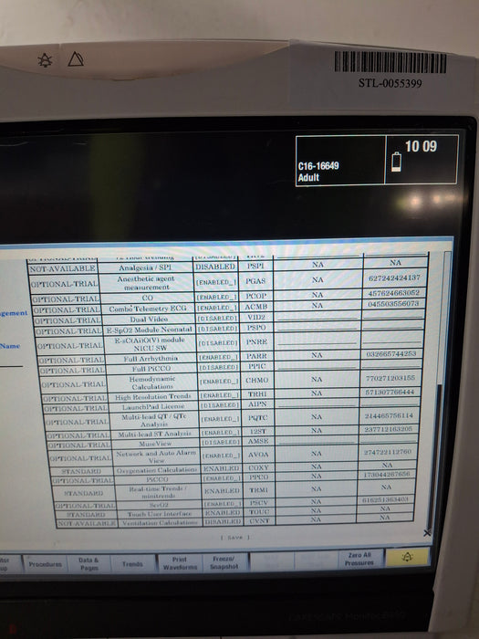 GE Healthcare Carescape B450 Critical Care Patient Monitor