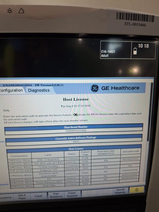 GE Healthcare GE Healthcare Carescape B450 Critical Care Patient Monitor Patient Monitors reLink Online