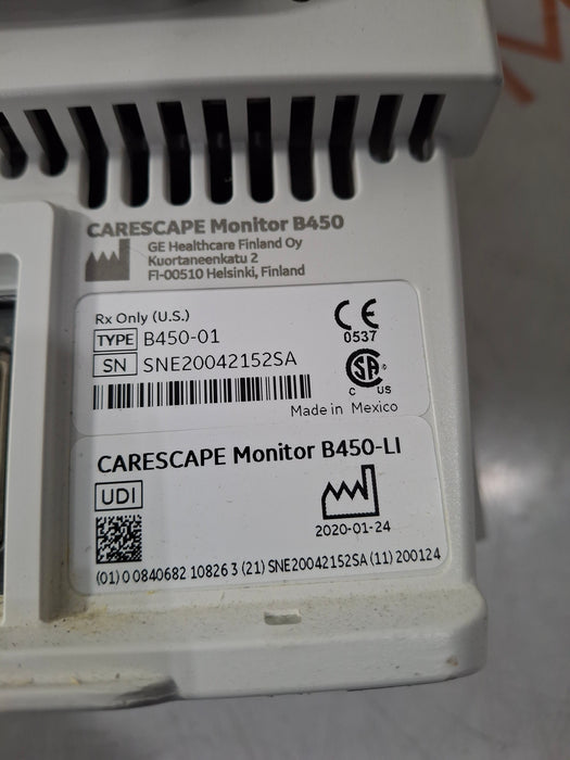 GE Healthcare GE Healthcare Carescape B450 Critical Care Patient Monitor Patient Monitors reLink Online