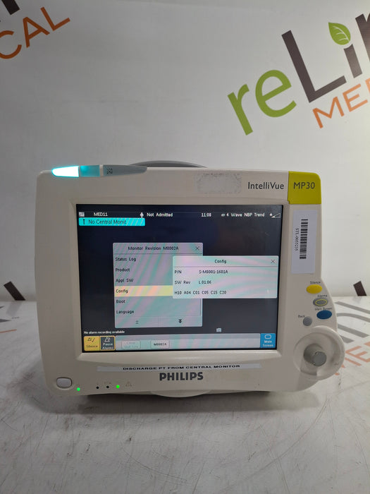 Philips IntelliVue MP30 Patient Monitor