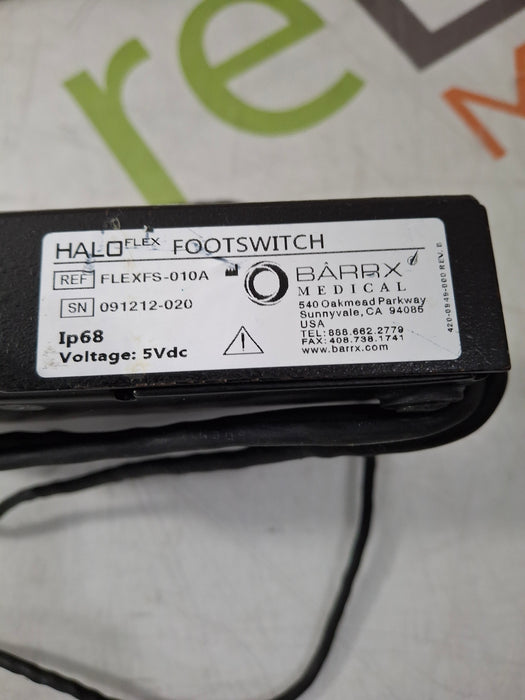 Barrx Medical Halo Flex Footswitch