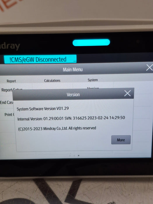 Mindray Benevision N1 Transport Patient Monitor