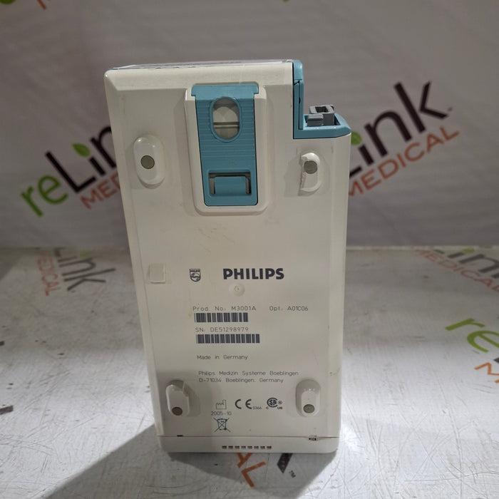 Philips M3001A-A01C06 Fast SpO2, NIBP, ECG, Temp, IBP MMS Module