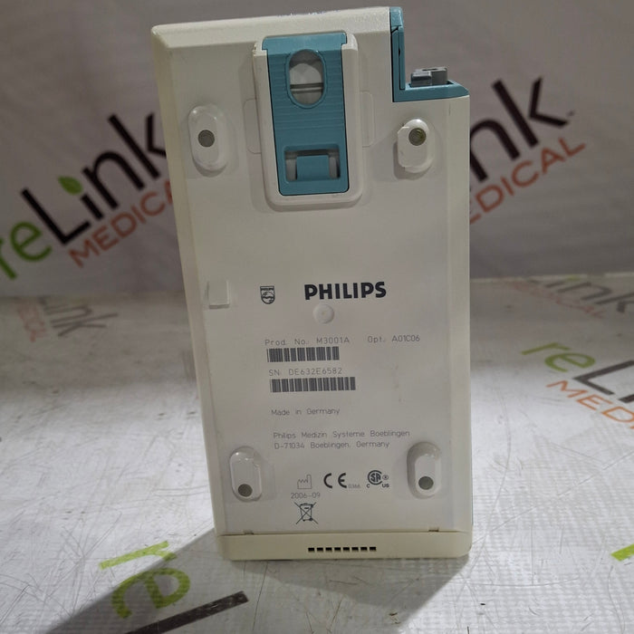 Philips M3001A-A01C06 Fast SpO2, NIBP, ECG, Temp, IBP MMS Module