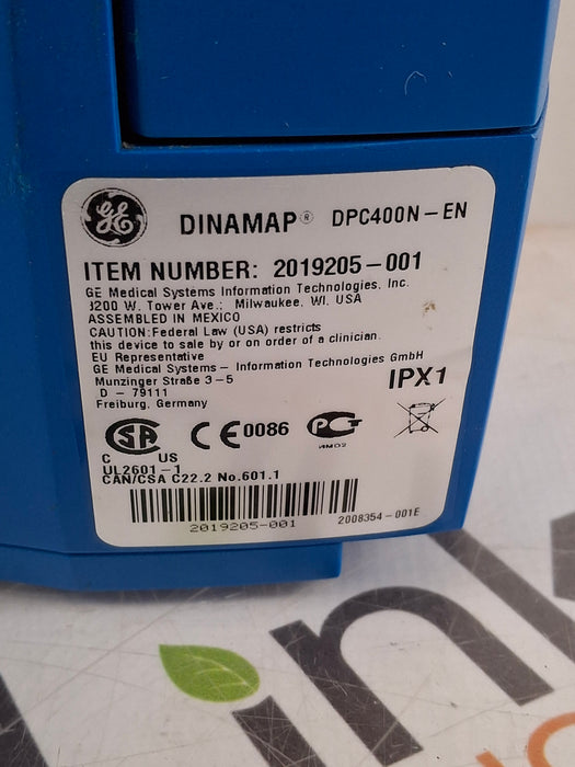 GE Healthcare Dinamap V100 - NIBP, SpO2, Temp Vital Signs Monitor