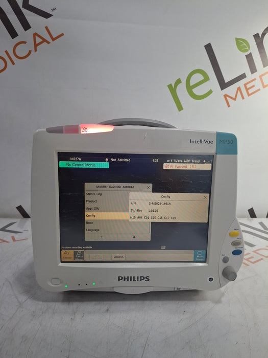 Philips IntelliVue MP50 Patient Monitor