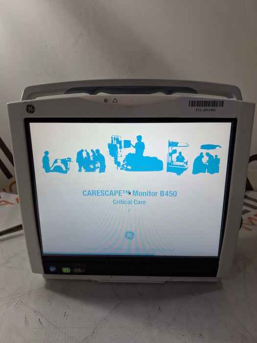 GE Healthcare Carescape B450 Critical Care Patient Monitor
