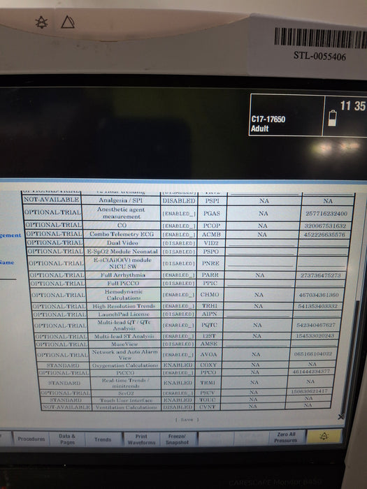 GE Healthcare Carescape B450 Critical Care Patient Monitor