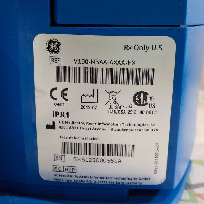 GE Healthcare Dinamap V100 - NIBP, SpO2, Temp Vital Signs Monitor