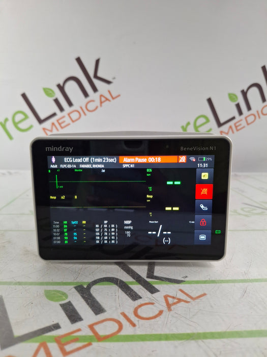 Mindray Benevision N1 Transport Patient Monitor