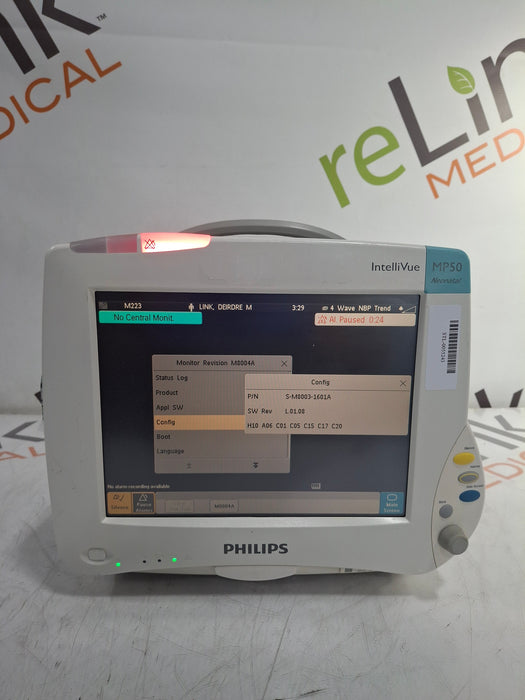 Philips IntelliVue MP50 - Neonatal Patient Monitor