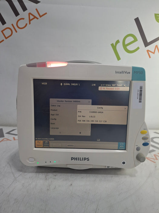 Philips IntelliVue MP50 Patient Monitor
