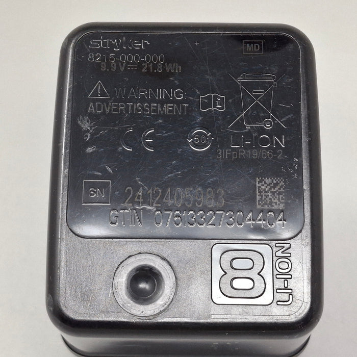 Stryker 8215-000-000 System 8 Large Battery