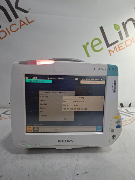 Philips IntelliVue MP50 Patient Monitor