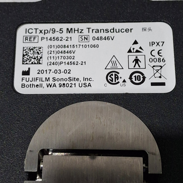 Fujifilm P14562-21 ICTxp/9-5 MHz Extracorporeal Transducer