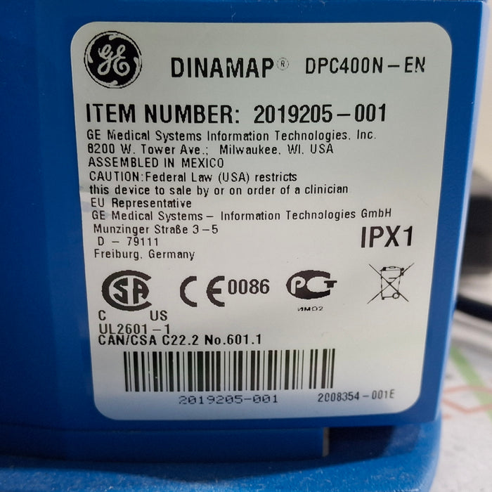 GE Healthcare Dinamap ProCare 400 Patient Monitor