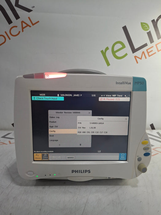 Philips IntelliVue MP50 Patient Monitor