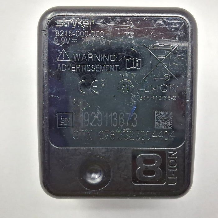 Stryker 8215-000-000 System 8 Large Battery